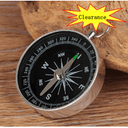 Ersazi Hiking Lightweight Aluminum Wild Survival Compass Navigation Tool On Clearance